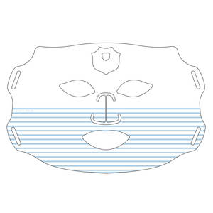 Dispositivo de Máscara Facial LED de 7 Colores, Rejuvenecimiento de la Piel, Antiarrugas, Blanqueamiento, Uso Doméstico, Portátil, Inalámbrico, Recargable, de Silicona - Product Image 5