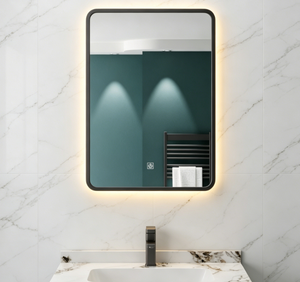 Modern <b>LED</b> Bathroom <b>Mirror</b> Wall Mounted Backlit Vanity <b>Mirror</b> Rectangular Illuminated <b>Mirror</b> for Apartment Villa - Product Image 4