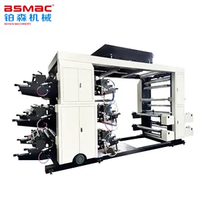 Six Colors Flexo Printing Machine for PP Woven Bag Package Flexographic Printing Machine