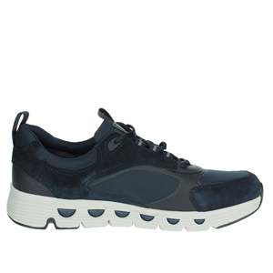 Sneakers da Uomo Geox U46HRA 0FU22 in Tela Blu, Scarpe Trendy - Product Image 4