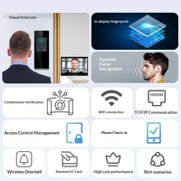 ZFace1200 Máquina Biométrica Todo en Uno para Control de Asistencia y Acceso por Huella Dactilar y Reconocimiento Facial