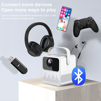 Mini Proyector Android Portátil con Pantalla LCD, Altavoces Integrados, WiFi, Cine en Casa para Habitaciones y Viviendas