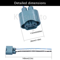 CQL 9005 9006 H7 H11 prise faisceau de câblage support d'ampoule connecteur Auto voiture phare antibrouillard Base 7440 7443 H1 H4 adaptateur prise