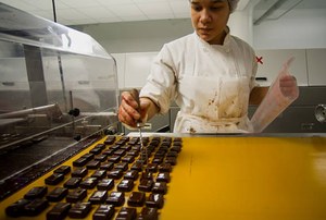 Sistema automático de templado de chocolate certificado ISO Núcleo motorizado de nueva condición con compatibilidad de múltiples sabores para leche de nueces - Product Image 5