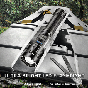 Linterna LED Súper Brillante de Última Generación con 100000 Lúmenes, Perlas de Luz LED Blancas COB Exclusivas, Interruptor de Presión, Regulable, 10000 Horas de Duración, 20W - Product Image 2