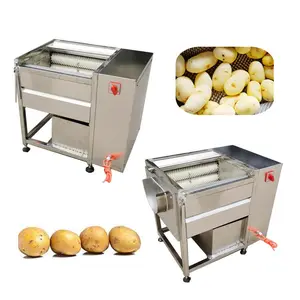 Çok amaçlı su kabarcığı sebze yıkama makinesi tatlı patates soyma makinesi