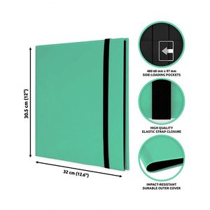 Classeur de cartes à collectionner FUXI personnalisé à 12 pochettes avec protège-cartes, album de rangement pour cartes de baseball, OEM/ODM pour cartes à collectionner - Product Image 2