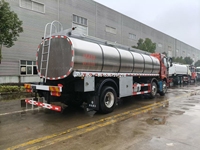 Camion-citerne FAW Fuel Bowser 12000Litres 15000 Litres Camion-citerne à carburant en acier inoxydable avec distributeur