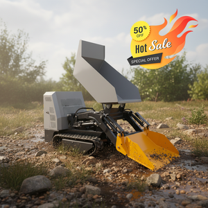 Oferta Caliente: Mini Dumper de Orugas de Goma Barato con Envío Gratis, Certificación EPA CE EUR5, Camión Volquete Ligero para Transporte en Obras Pequeñas - Product Image 2