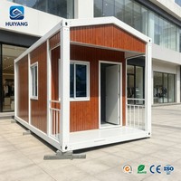 Maisons modulaires en conteneurs, immeubles d'appartements portables non pointus, maisons en conteneurs préfabriquées de niveau plat pour logements résidentiels