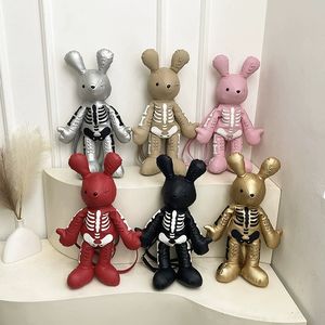 Geek Design Cartoon Lovely Skeleton Bear Mochila Regalo de cumpleaños Bare Skull Doll Mochila Moda Mujer Linda Mochila japonesa - Product Image 1