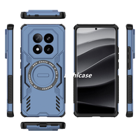 Couverture arrière de Dissipation thermique de charge sans fil magnétique Lichicase pour Redmi Note 15 15 Pro 15 Pro Plus Armor Case