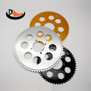 Motorcycle Chain <strong>Sprocket</strong> Custom 35# Chain ID: 54mm PCD65mm 4*M6 Holes Rear <strong>Sprockets</strong> - Product Image 5
