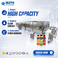 Volledig automatische 3-in-1 fruit sap vulmachine, warmvul productielijn voor sinaasappel- en mangopulp sap