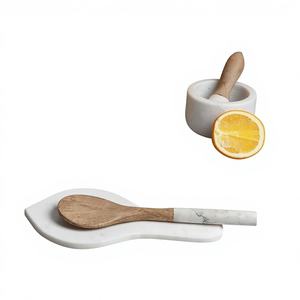 ที่วางช้อนทำจากหินอ่อน 100% งานแฮนด์เมด เป็นมิตรกับสิ่งแวดล้อม ดีไซน์ทันสมัย รับทำโลโก้ สำหรับโรงแรม ของตกแต่งบนโต๊ะอาหาร ขายส่ง คุณภาพดีที่สุด - Product Image 1