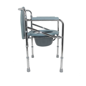 <span class=keywords><strong>Chaise</strong></span> de toilette portable, pliante, en acier, sous forme de <span class=keywords><strong>douche</strong></span> médicale, idéale pour les handicapés - Product Image 4