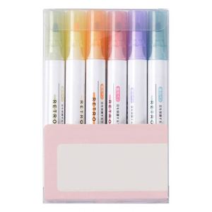 Yiwu Double Tip <b>Color</b> Sketch <b>Pen</b> Highlighter Marker Supplies for Art School Supplie - Product Image 1