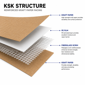 <span class=keywords><strong>Papier</strong></span> Kraft Renforcé Industriel Résistant au Feu pour Isolation CVC et Protection des Sols d'Entrepôt Contre l'Eau - Product Image 4