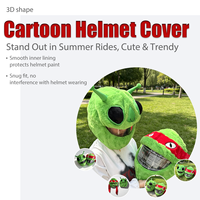 Nouvelle Arrivée 2026 : Housse de Casque Moto Tendance, Design Alien Vert, Amusante et Attrayante, Indispensable pour la Conduite Urbaine