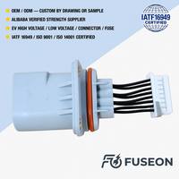 Harness Kabel Arus Tinggi Tegangan Tinggi 200A 600V Konduktor Tembaga IP67 untuk Baterai EV OBC OEM Kustom