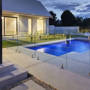 Verre feuilleté trempé de haute qualité pour piscines/balconies, ultra-transparent PVB/SGP, sans cadre, pour extérieur/salle de bain, cloison - Product Image 1