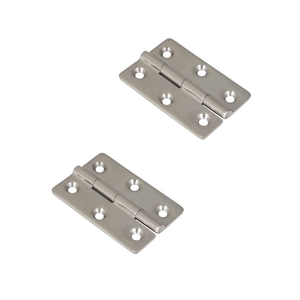 Charnières de porte intérieures/extérieures personnalisées en forme de papillon, charnières de meubles en acier inoxydable <span class=keywords><strong>pour</strong></span> quincaillerie de porte - Product Image 2