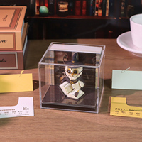 Bloc-notes 3D Owl Fantasy Wizard avec livre magique, sculpture en papier créative, notes autocollantes, décoration de bureau, cadeau de collection