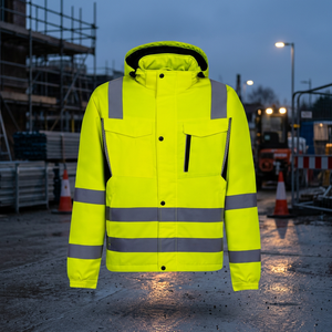 Ropa de Trabajo de Verano de Alta Visibilidad con Logotipo Personalizado, Certificación CE y EN, Hecha de Poliéster Impermeable, Reflectante y Fluorescente - Product Image 2