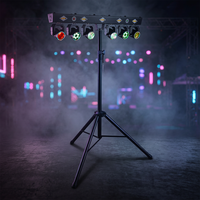 XUNDE Professionelles RGBW LED Mini Moving Head Licht DMX512 Tonaktivierte Nachtclub KTV Bühnen-Hochzeits-Atmosphärenbeleuchtung 1 Jahr Garantie
