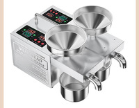 Presse à huile automatique mini la plus vendue pour le soja, le tournesol, le sésame – Pressage à froid et à chaud en acier inoxydable pour usage domestique