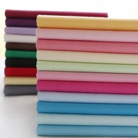 Tissu de literie d'hôtel 50% coton 50% polyester 40s percale tissu blanc en rouleau tissu extra large