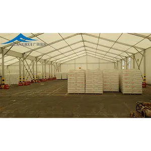 Prefab Magazijnen Structurele Mobiele Industriële Custom Outdoor Werkplaats Tent Grote Permanente Industriële Opslag Magazijn Tenten