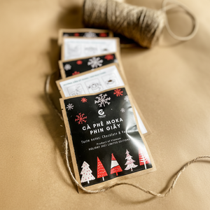 Set Moka Coffee Paper Drip 100% Arabica Catimor Natural Premium Coffee Fabriqué à la main en petit lot de 5 paquets par ensemble Holiday Limited - Product Image 1