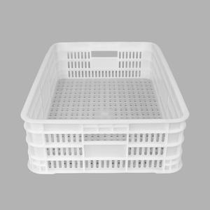 Caja <span class=keywords><strong>de</strong></span> malla <span class=keywords><strong>de</strong></span> transporte, cesta <span class=keywords><strong>de</strong></span> plástico para almacenamiento <span class=keywords><strong>de</strong></span> supermercado, caja <span class=keywords><strong>de</strong></span> plástico <span class=keywords><strong>de</strong></span> malla apilable <span class=keywords><strong>de</strong></span> grado alimenticio - Product Image 4