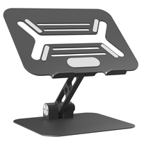Support pliable pour ordinateur portable et tablette en alliage d'aluminium et silicone XSR, prix usine, pour ordinateurs portables de 7 à 15 pouces - Conception portable