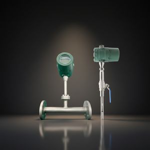 Débitmètre massique thermique numérique 4-20mA RS485 le plus vendu 2026, affichage numérique, DN15-6000mm, précision +/-1%, en aluminium/acier inoxydable - Product Image 2