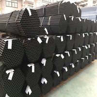 أنبوب فولاذ كربوني أسود مقاس 1 بوصة ASTM A53 Gr.B، بقطر خارجي 33.4 مم، ملحوم بتقنية ERW، لمشاريع أنابيب النفط والبناء، قابل للحام والقطع
