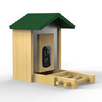 Mini mangeoire intelligente pour oiseaux et caméra HD 5MP alimentée par énergie solaire, vision nocturne, connexion sans fil pour la maison