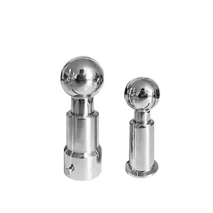 Sanitary Cleaning Ball fluid spare parts 304/316 threaded/clamp/weld Rotary spray tank cleaner ball