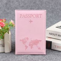 Porte-passeport en cuir PU gaufré fait main Pofeis, cadeau promotionnel pour étudiants, agence de voyage personnalisée, RFID