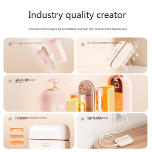 Gran oferta, nuevo calentador de manos magnético recargable por USB, 6000mAh con pantalla de temperatura, calentador de bolsillo <span class=keywords><strong>para</strong></span> invierno, regalo <span class=keywords><strong>para</strong></span> mujeres al aire libre - Product Image 6