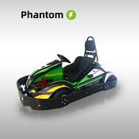 Karting Eléctrico Kupao para Adolescentes con Batería de Litio de 48v, Karting Eléctrico para Adultos/Niños, 35 km/h, Pedales Ajustables
