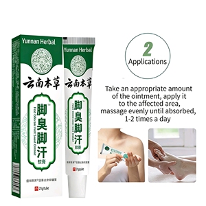 Crema <span class=keywords><strong>para</strong></span> el Cuidado de los <span class=keywords><strong>Pies</strong></span>, Crema Herbal Refrescante <span class=keywords><strong>para</strong></span> los <span class=keywords><strong>Pies</strong></span>, Control del Sudor y el Mal Olor, Alivio del Picor, Repara los <span class=keywords><strong>Pies</strong></span> Agrietados y Descamados, 21g/Caja - Product Image 3