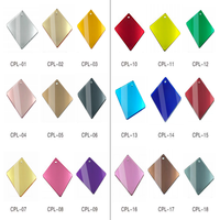 Feuille de miroir acrylique 0.8mm 1mm 2mm 3mm 1220x2440mm Feuille de miroir PMMA pour la signalisation et les meubles de décoration murale