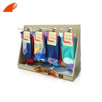 Heißer Verkauf FSDU Karton Display Steht Für Socken/Boden Kleidung Display-Racks