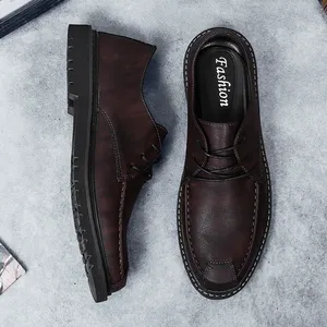 Zapatos Deportivos Casuales de Piel Genuina para Hombre, con Características Antideslizantes para Primavera e Invierno - Product Image 4