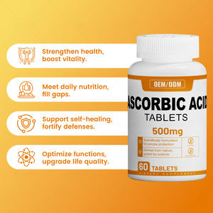 โรงงานผลิตเม็ดวิตามินซี สูตรบัฟเฟอร์ สำหรับผู้แพ้ง่าย ขายส่งเม็ดวิตามินซีแบบเม็ดฟู่ กรดแอสคอร์บิก - Product Image 2