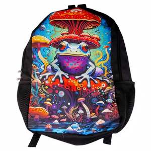 Mochila escolar con estampado de animales de fútbol Cristiano Ronaldo, mochila deportiva impermeable con cremallera de 11 pulgadas, unisex, a la moda, con reducción de carga en los hombros - Product Image 2
