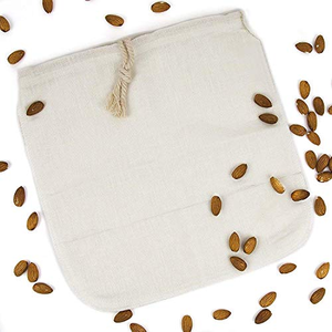 Tái Sử Dụng 200-Micron Lưới Tốt Cây Gai Dầu Dây Kéo Túi Với Không Microplastic Và Hóa Chất Độc Hại Cho Sữa Hạt - Product Image 3