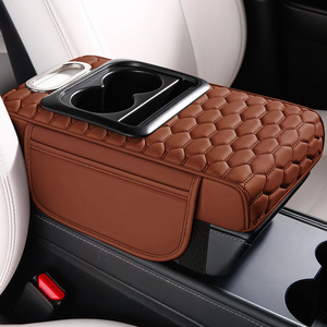 Coussin d'Accoudoir de <span class=keywords><strong>Voiture</strong></span> En Gros sur Console Centrale avec Sac de Rangement, Repose-Main en Cuir, Support et Boîte à Mouchoirs - Product Image 4